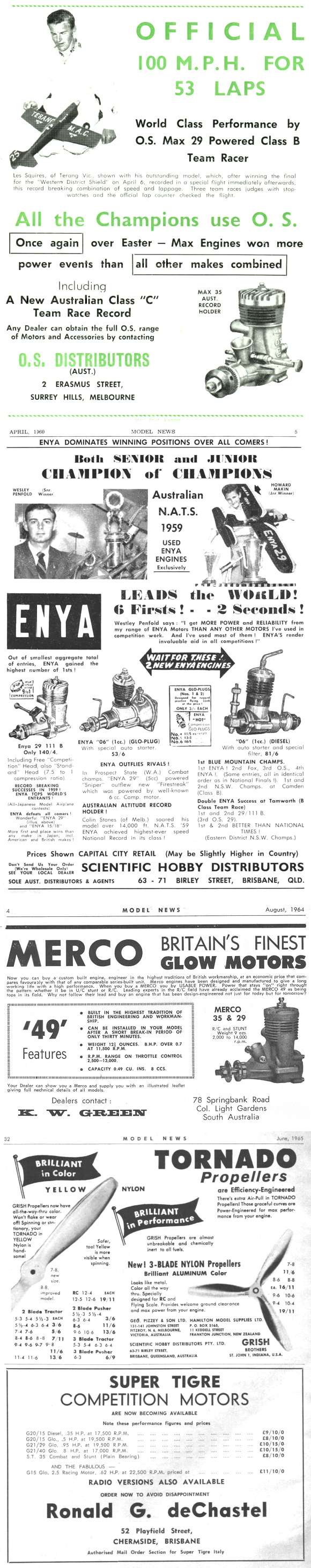Imported engine adverts