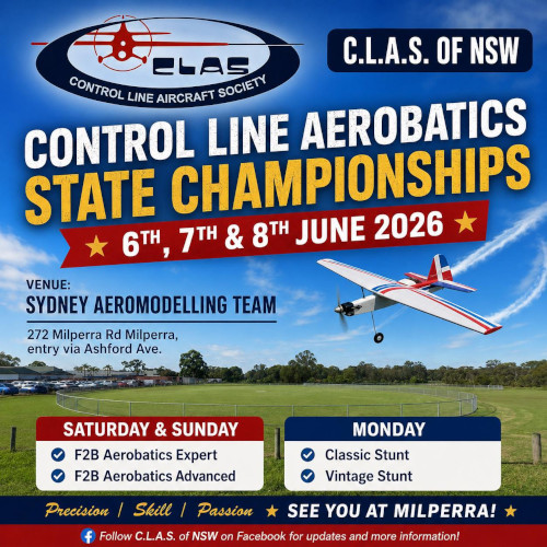 Control Line Aircraft Society Stunt Advert